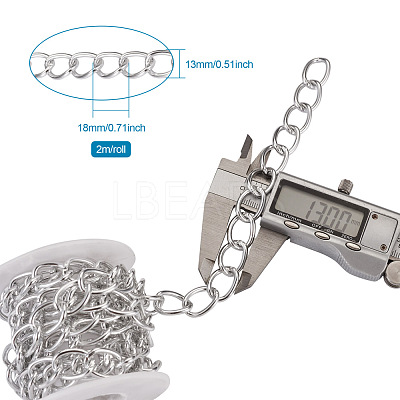 Aluminium Twisted Chains CHA-TA0001-08S-1