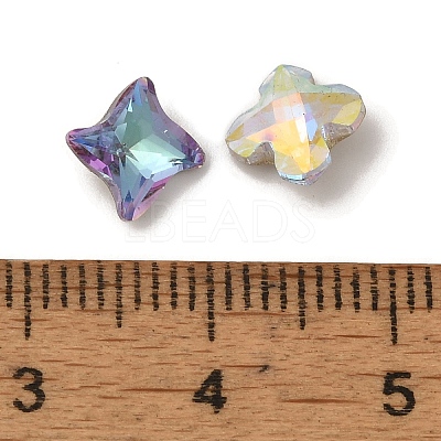 Glass Rhinestone Cabochons RGLA-G023-08B-1