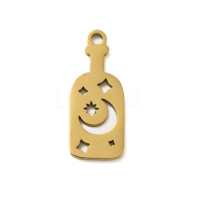 304 Stainless Steel Pendants STAS-S123-03G-03-1