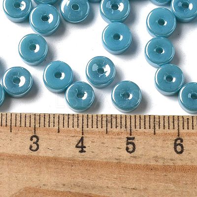 Opaque Colours Luster Glass Seed Beads SEED-E001-P3x6mm-A10-1