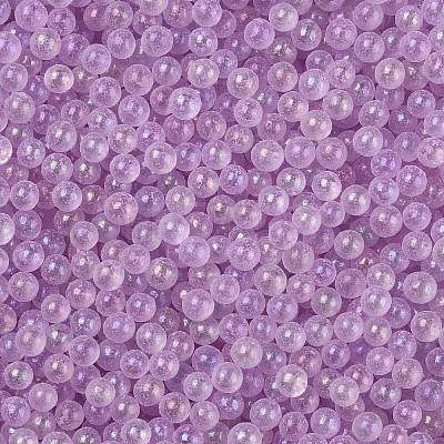 Luminous Transparent Glass Seed Round Beads GLAA-F124-D09-A-1