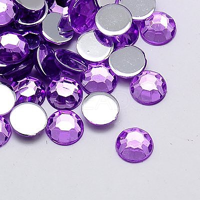 Imitation Taiwan Acrylic Rhinestone Cabochons GACR-A002-2mm-25-1