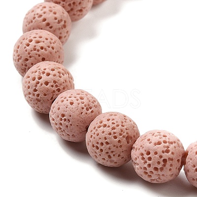 Natural Lava Rock Bead Strands G-L435-03-8mm-19-1