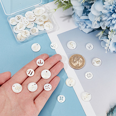 Natural Freshwater Shell Pendant Sets SHEL-PH0001-54-1