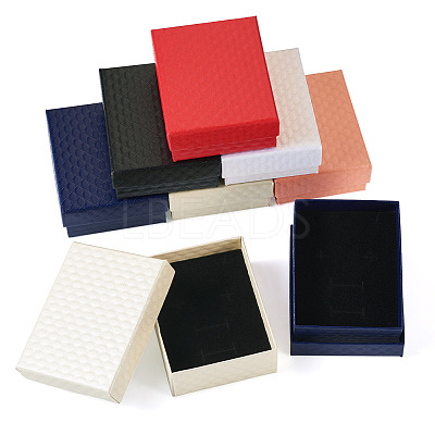 Rhombus Textured Cardboard Gift Storage Boxes CON-TAC0010-03A-04-1