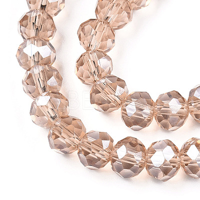 Electroplate Glass Beads Strands EGLA-A034-T10mm-A29-1