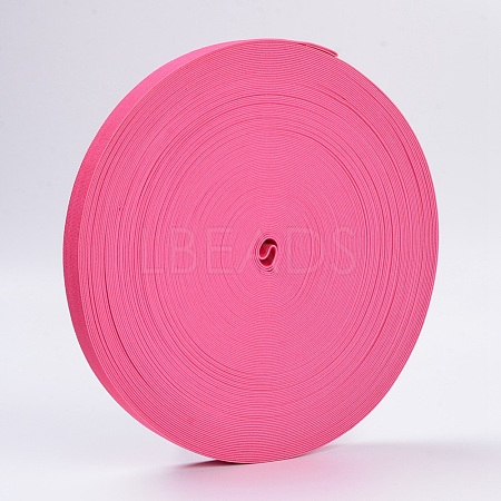 Colored Flat Elastic Rubber Band EC-WH0001-28-1
