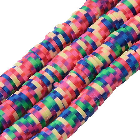 1 Strand Handmade Polymer Clay Beads Strand CLAY-PH0001-98-1