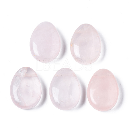 Natural Rose Quartz Pendants G-N0326-74L-1