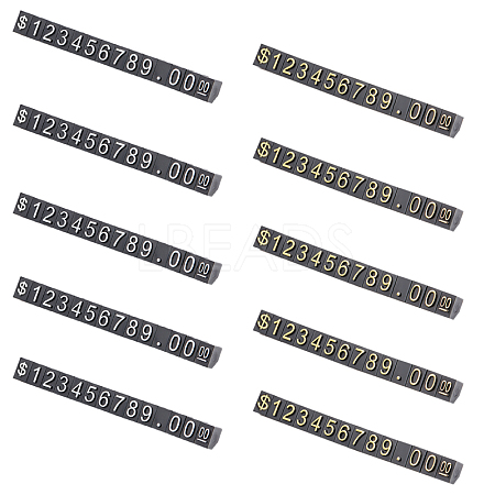 20Sets 2 Colors ABS Price Display Cube Adjustable Price Tag ODIS-GA0001-11-1