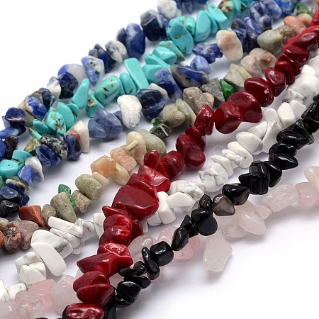 Natural Mixed Gemstone Beads Strands LS-G-K220-01-1