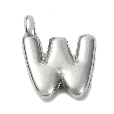 Anti-Tarnish 304 Stainless Steel Pendants STAS-U033-02P-W-1
