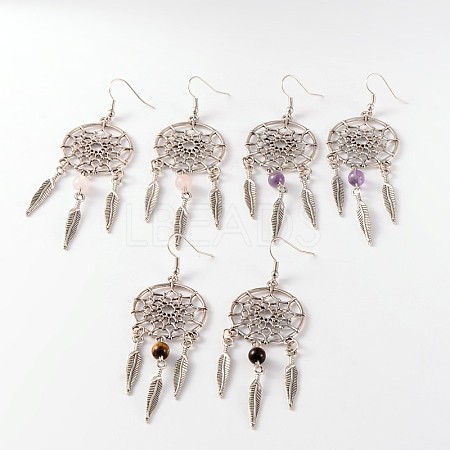 Alloy Dangle Earrings EJEW-JE01995-1