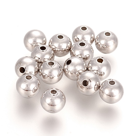 Brass Round Spacer Beads KK-L147-197P-2.5mm-NR-1