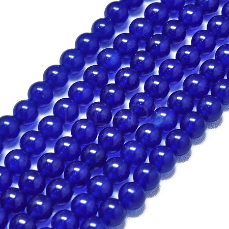 Natural Malaysia Jade Beads Strands G-L645-C01-6mm-18-1