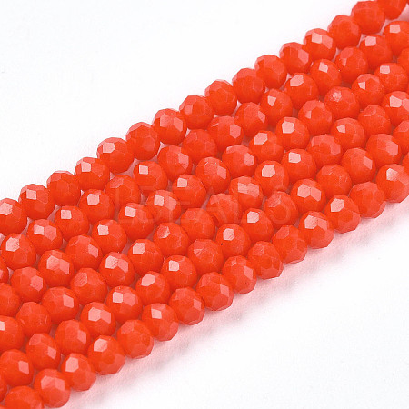 Opaque Solid Color Imitation Jade Glass Beads Strands LS-EGLA-A044-P2mm-D03-1