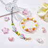 SUNNYCLUE 10Pcs 5 Style Food Grade Eco-Friendly Silicone Beads SIL-SC0001-09-5