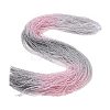 Transparent Gradient Color Glass Beads Strands GLAA-G101-2mm-02-2