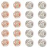 20Pcs 2 Colors Brass Beads RB-AR0001-07-1