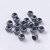 Round Striped Resin Beads RESI-R158-6mm-11-1