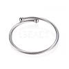 304 Stainless Steel Bangles BJEW-D431-01-2