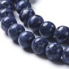 Natural Labradorite Beads Strands X-G-E383-8mm-05-3