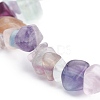 Natural Fluorite Chips Beaded Jewelry Set SJEW-JS01232-02-7