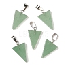 Natural Green Aventurine Pendants G-B127-04P-02-2