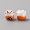 Handmade Porcelain Beads PORC-WH0006-02E-1
