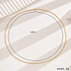 Simple Brass Singapore Chain Necklaces for Women WX2955-1-2
