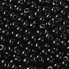 6/0 Opaque Baking Paint Glass Seed Beads SEED-M012-02A-12-3