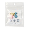 2Pcs 2 Colors Brass Enamel European Dangle Charms KK-FS0001-82-6