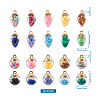 Transparent Glass Globe Pendants GLAA-TA0003-06-38