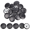 30Pcs Imitation Leather Snap Bottons BUTT-NB0001-90E-1