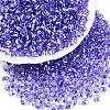 6/0 Baking Paint Transparent Fringe Glass Seed Beads X1-SEED-N006-06I-1
