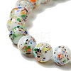 Handmade Lampwork Beads Strand LAMP-C008-02B-3