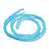 Baking Paint Imitation Jade Glass Bead Strands X-DGLA-A034-J4MM-A13-4