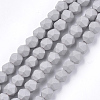 Spray Painted Non-magnetic Synthetic Hematite Beads Strands G-T116-16-11-1