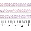 Transparent Painted Glass Beads Strands X1-DGLA-A034-T4mm-A05-3