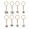 Evil Eye Enamel Rhinestone Keychain KEYC-JKC00464-1