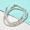 Natural Flower Amazonite Beads Strands G-B064-A21-2