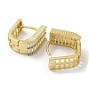 Rack Plating Brass Micro Pave Cubic Zirconia Hoop Earrings for Women EJEW-F331-02G-2