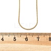 PVD Vacuum Plating 304 Stainless Steel Snake Chains Necklaces NJEW-O058-24G-4