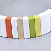 Tile Elastic Bracelets BJEW-Q697-04-4