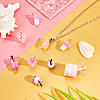 SUNNYCLUE 28Pcs 7 Style Resin Pendants CRES-SC0002-08-5