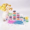24 Colors Grade A Glass Seed Beads Sets SEED-PH0004-03-5