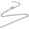 304 Stainless Steel Pendant Necklaces NJEW-H430-06-4