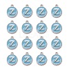 Platinum Plated Alloy Enamel Charms ENAM-S118-04Z-P-2