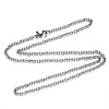 Non-Tarnish 304 Stainless Steel Cable Chain Necklace NJEW-S420-007C-P-4