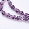 Glass Beads Strands X-GLAA-R024-6x4mm-2-3